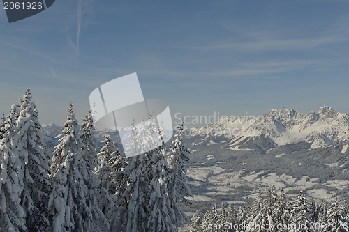 Image of mountain winter landscape