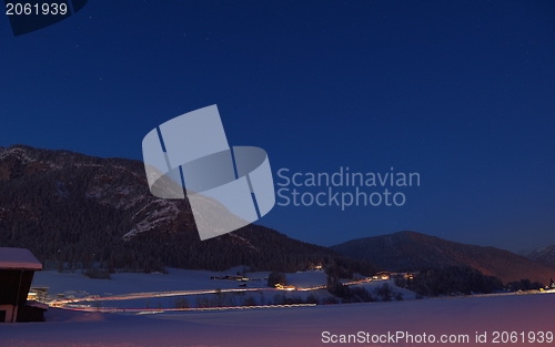 Image of mountain winter landscape