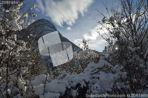 Image of mountain winter landscape