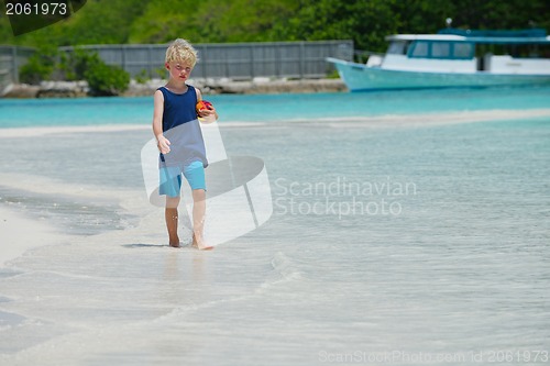 Image of happy family on vacation