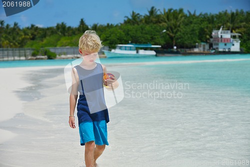 Image of happy family on vacation