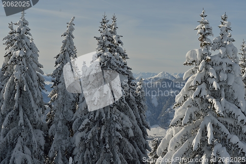 Image of mountain winter landscape