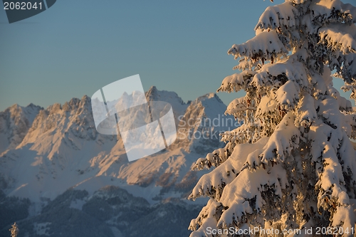 Image of mountain winter landscape