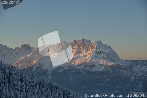 Image of mountain winter landscape