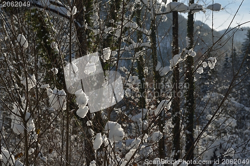 Image of mountain winter landscape