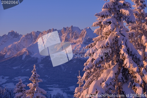 Image of mountain winter landscape
