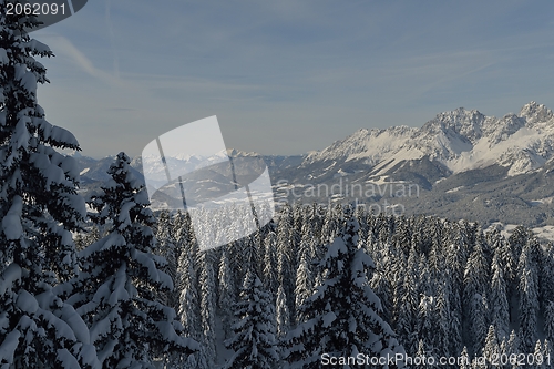 Image of mountain winter landscape