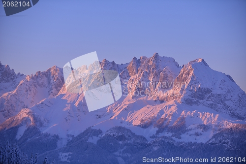 Image of mountain winter landscape