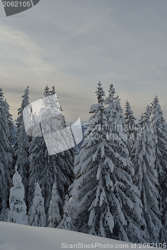 Image of mountain winter landscape