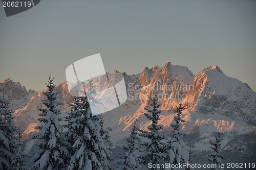 Image of mountain winter landscape