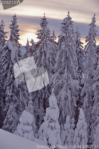 Image of mountain winter landscape