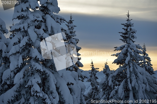 Image of mountain winter landscape