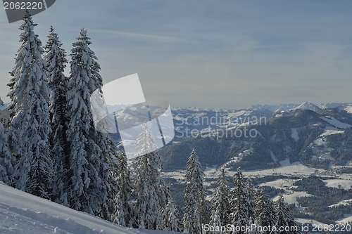 Image of mountain winter landscape