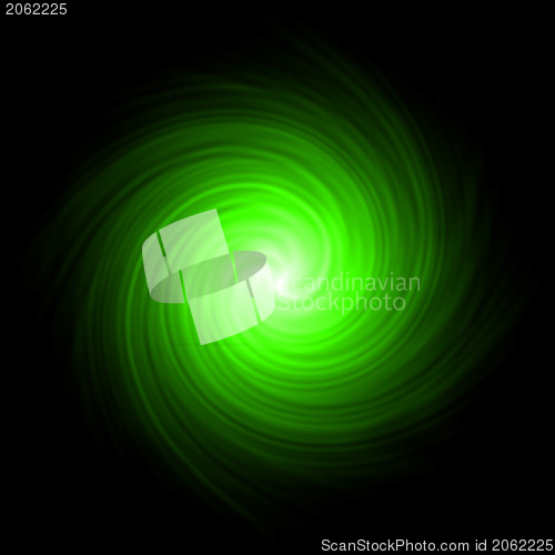 Image of Green abstract background spiral