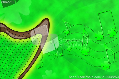 Image of Saint Patrick's harp