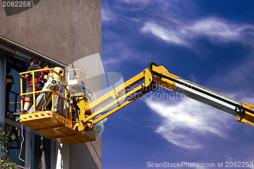 Image of Worker on a high lift
