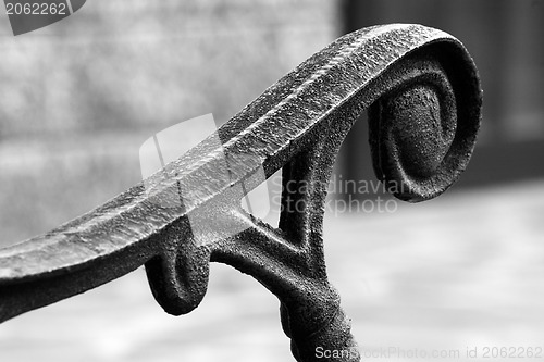 Image of Old style handrail