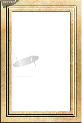 Image of Parchment portrait frame