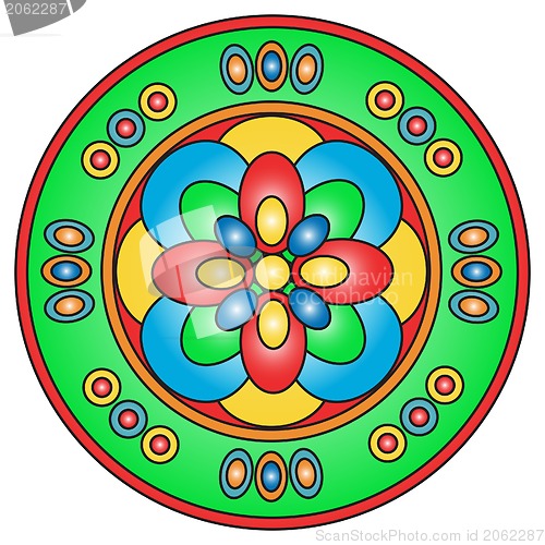 Image of Colored mandala