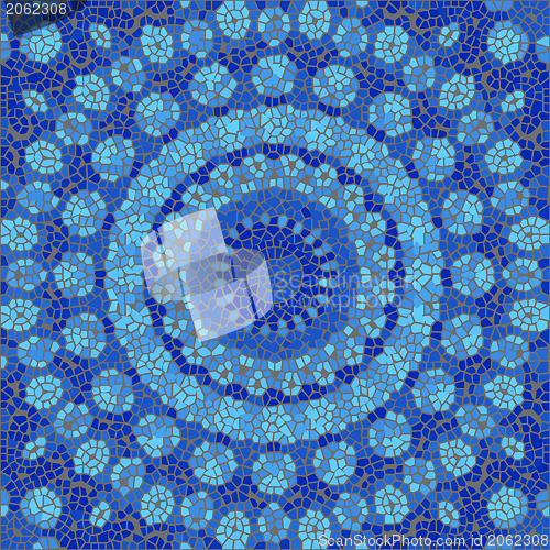 Image of Blue mosaic