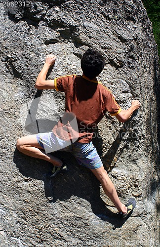 Image of Free climber