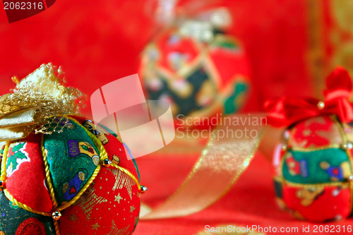 Image of Christmas decorations - Colour balls