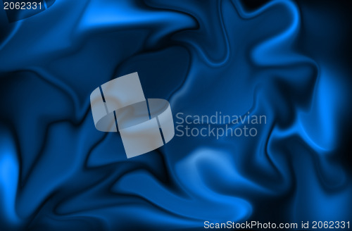 Image of Blue silk veil