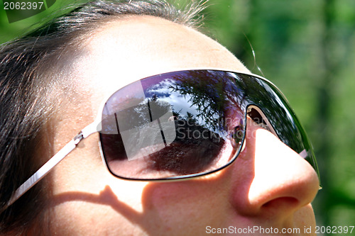 Image of Girl with sunglasses