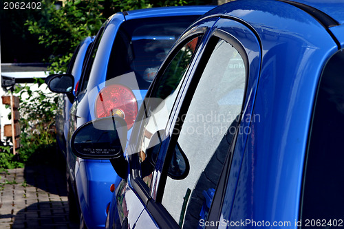 Image of Blue rent cars