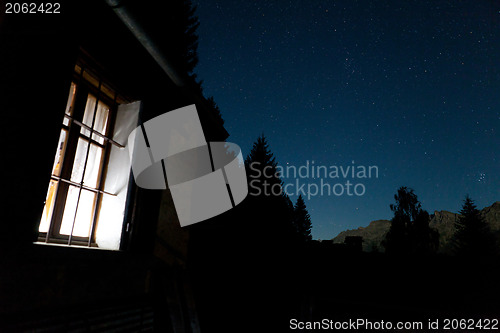 Image of Chalet starry night