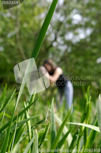 Image of Naturalist woman photographer