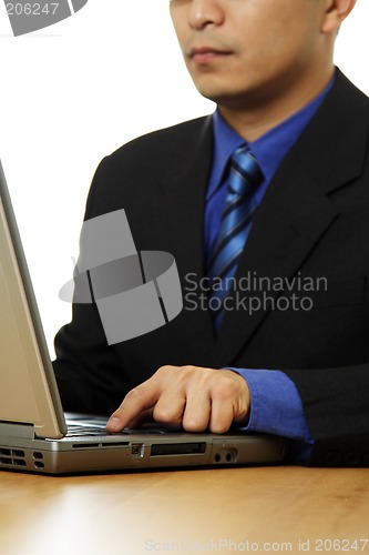 Image of Working businessman
