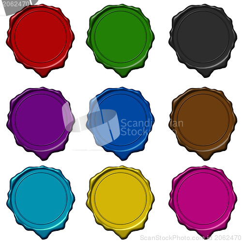 Image of Wax seal colored collection
