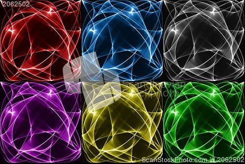 Image of Abstract background set