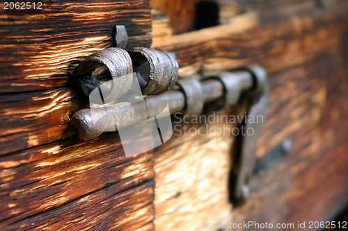 Image of Old rusty bolt