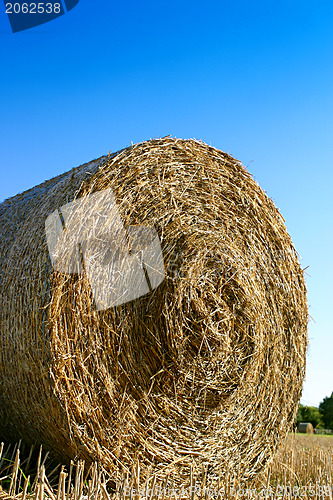 Image of Hay bale closeup
