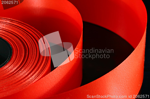 Image of Red present ribbon