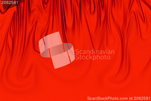 Image of Red silk veil