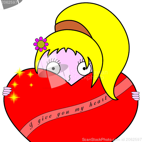 Image of I give you my heart - female decorated version