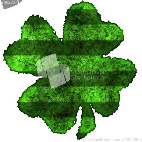 Image of Shamrock burnt parchment