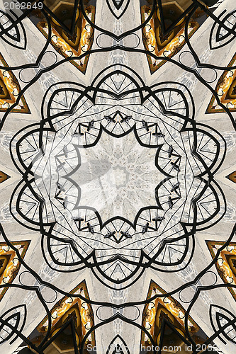 Image of Abstract metallic garland