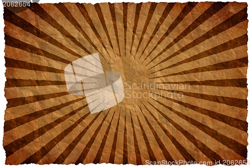 Image of Crumple paper background rays