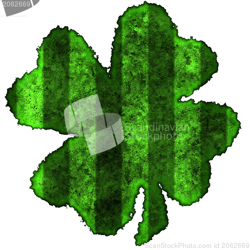 Image of Shamrock burnt parchment