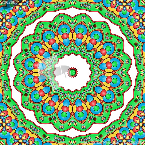 Image of Colored mandala