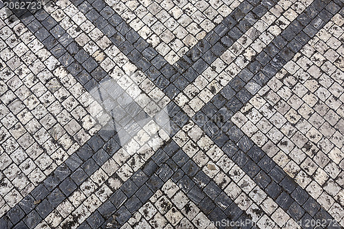 Image of Texture of stone structure road 