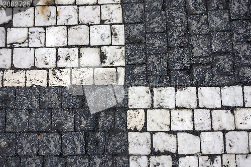 Image of Texture of stone structure road