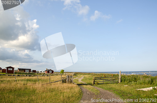 Image of Gate to cabins