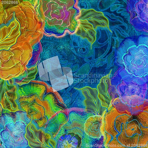 Image of tropic floral design