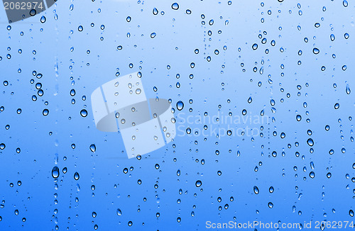 Image of Blue water drops