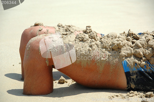 Image of Feet in the sand